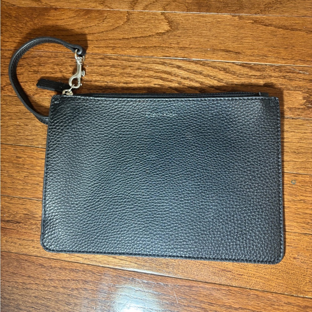 Black Calvin Klein Wristlet